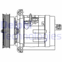 TSP0155984 DELPHI Компресор кондиціонера