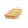 C 40 124 MANN-FILTER Повітряний фільтр