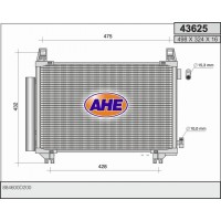 43625 AHE Конденсатор кондиціонера