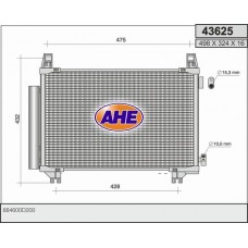 43625 AHE Конденсатор кондиціонера