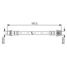 1 987 481 624 BOSCH Гальмівний шланг