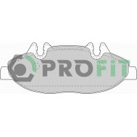5000-1493 PROFIT Комплект гальмівних колодок дисковий гальм