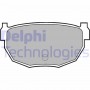 LP570 DELPHI Комплект гальмівних колодок дисковий гальм