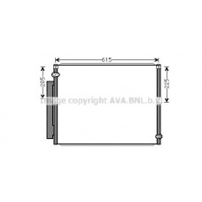 TO5569D AVA QUALITY COOLING Конденсатор кондиціонера