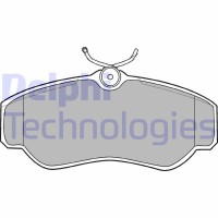 LP913 DELPHI Комплект гальмівних колодок дисковий гальм