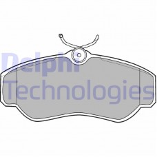 LP913 DELPHI Комплект гальмівних колодок дисковий гальм