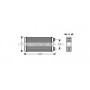 RTA6457 AVA QUALITY COOLING Теплообмінник обігрів салону