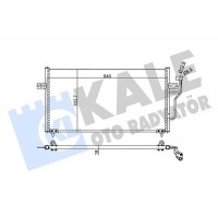 343155 KALE OTO RADYATÖR Конденсатор кондиціонера