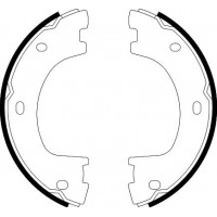 8DA 355 050-071 HELLA PAGID Комплект гальмівних колодок, стояночная тормозная система