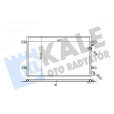 375300 KALE OTO RADYATÖR Конденсатор кондиціонера