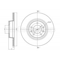 23-0888C METELLI Гальмівний диск