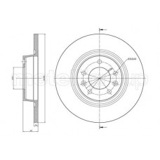 23-0888C METELLI Гальмівний диск