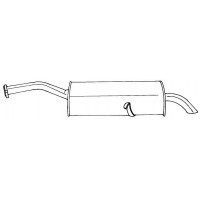 16649 SIGAM Глушник вихлопних газів кінцевий