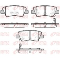 1807.02 REMSA КомплеК т гальмівних колодок, дискове гальмо