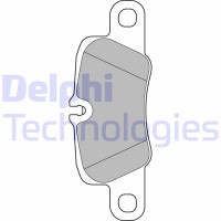 LP2237 DELPHI Комплект гальмівних колодок дисковий гальм