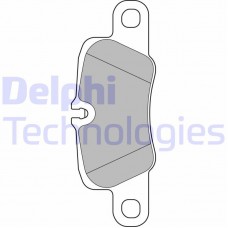 LP2237 DELPHI Комплект гальмівних колодок дисковий гальм