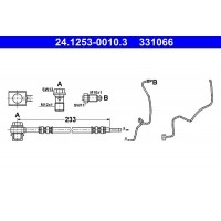 24.1253-0010.3 ATE Гальмівний шланг