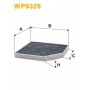 WP9329 WIX FILTERS Фільтр повітря у внутрішньому просторі