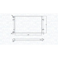 350213166900 MAGNETI MARELLI Радіатор охолодження двигуна
