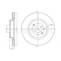 800-1365C CIFAM Гальмівний диск
