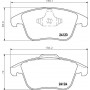 8DB 355 012-891 HELLA PAGID Комплект гальмівних колодок дисковий гальм