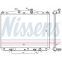 646923 NISSENS Радіатор охолодження двигуна