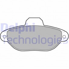 LP2013 DELPHI Комплект гальмівних колодок дисковий гальм