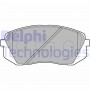 LP2050 DELPHI Комплект гальмівних колодок дисковий гальм