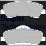LP2485 DELPHI Комплект гальмівних колодок дисковий гальм