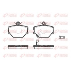 0705.02 REMSA Комплект гальмівних колодок дисковий гальм