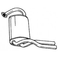 23605 SIGAM Глушник вихлопних газів кінцевий