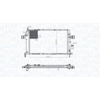 350213176700 MAGNETI MARELLI Радіатор охолодження двигуна