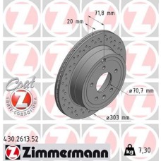 430.2613.52 ZIMMERMANN Гальмівний диск