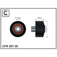 297-30 CAFFARO Паразитный / ведущий ролик, Поліклиновий ремінь