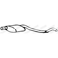 14555 WALKER Середній глушник вихлопних газів