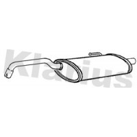 221722 KLARIUS Глушник вихлопних газів кінцевий