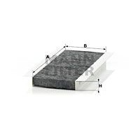 CUK 22 008-4 MANN-FILTER Фільтр повітря у внутрішньому просторі