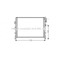 CR2105 AVA QUALITY COOLING Радіатор охолодження двигуна