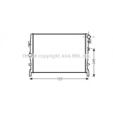 CR2105 AVA QUALITY COOLING Радіатор охолодження двигуна