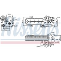 989413 NISSENS Радіатор рециркуляція ОГ