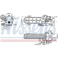 989413 NISSENS Радіатор рециркуляція ОГ