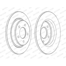 DDF1546C FERODO Гальмівний диск