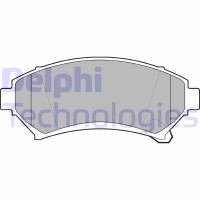LP1609 DELPHI Комплект гальмівних колодок дисковий гальм