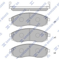 SP1256 Hi-Q КомплеК т гальмівних колодок, дискове гальмо