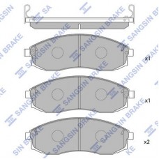 SP1256 Hi-Q КомплеК т гальмівних колодок, дискове гальмо