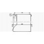MT5269D AVA QUALITY COOLING Конденсатор кондиціонера