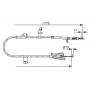 1 987 482 304 BOSCH Тросик, cтояночный тормоз