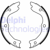 LS2038 DELPHI Комплект гальмівних колодок, стояночная тормозная система