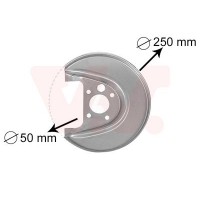 5888374 VAN WEZEL Відбивач диск гальмівного механізму