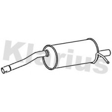 221686 KLARIUS Глушник вихлопних газів кінцевий